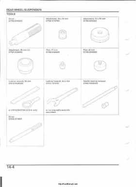 2004-2005 Honda TRX450R Factory Sevice Manual, Page 254