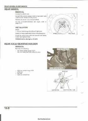 2004-2005 Honda TRX450R Factory Sevice Manual, Page 256