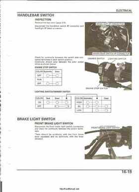 2004-2005 Honda TRX450R Factory Sevice Manual, Page 318