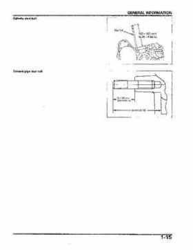 2004-2006 (2007) Honda TRX400FA Fourtrax Rancher / TRX400FGA Rancher AT GPScape Service Manual, Page 19