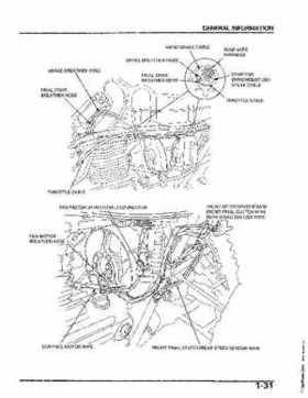 2004-2006 (2007) Honda TRX400FA Fourtrax Rancher / TRX400FGA Rancher AT GPScape Service Manual, Page 35