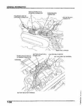 2004-2006 (2007) Honda TRX400FA Fourtrax Rancher / TRX400FGA Rancher AT GPScape Service Manual, Page 38