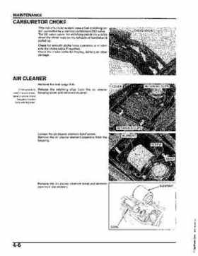 2004-2006 (2007) Honda TRX400FA Fourtrax Rancher / TRX400FGA Rancher AT GPScape Service Manual, Page 69