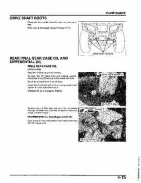 2004-2006 (2007) Honda TRX400FA Fourtrax Rancher / TRX400FGA Rancher AT GPScape Service Manual, Page 78