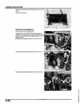 2004-2006 (2007) Honda TRX400FA Fourtrax Rancher / TRX400FGA Rancher AT GPScape Service Manual, Page 106