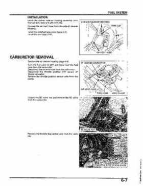 2004-2006 (2007) Honda TRX400FA Fourtrax Rancher / TRX400FGA Rancher AT GPScape Service Manual, Page 119