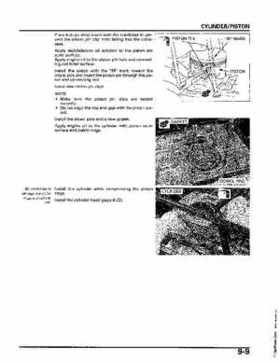 2004-2006 (2007) Honda TRX400FA Fourtrax Rancher / TRX400FGA Rancher AT GPScape Service Manual, Page 189