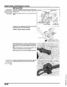 2004-2006 (2007) Honda TRX400FA Fourtrax Rancher / TRX400FGA Rancher AT GPScape Service Manual, Page 258