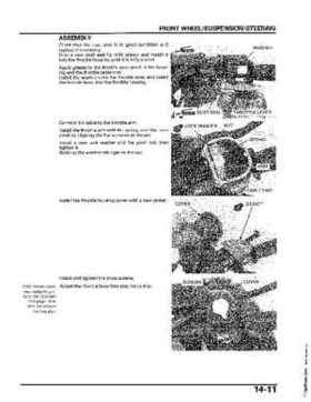 2004-2006 (2007) Honda TRX400FA Fourtrax Rancher / TRX400FGA Rancher AT GPScape Service Manual, Page 261