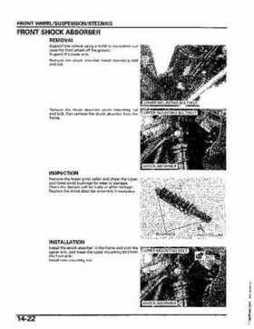 2004-2006 (2007) Honda TRX400FA Fourtrax Rancher / TRX400FGA Rancher AT GPScape Service Manual, Page 272