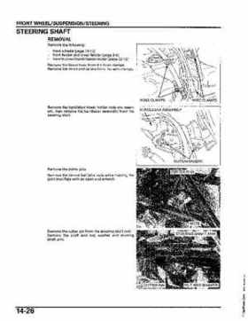2004-2006 (2007) Honda TRX400FA Fourtrax Rancher / TRX400FGA Rancher AT GPScape Service Manual, Page 276