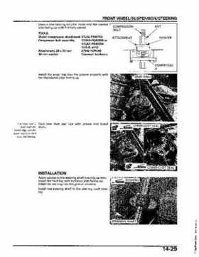 2004-2006 (2007) Honda TRX400FA Fourtrax Rancher / TRX400FGA Rancher AT GPScape Service Manual, Page 279