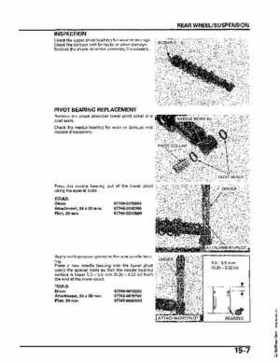2004-2006 (2007) Honda TRX400FA Fourtrax Rancher / TRX400FGA Rancher AT GPScape Service Manual, Page 289