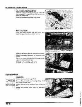2004-2006 (2007) Honda TRX400FA Fourtrax Rancher / TRX400FGA Rancher AT GPScape Service Manual, Page 290