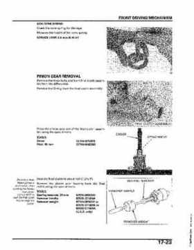 2004-2006 (2007) Honda TRX400FA Fourtrax Rancher / TRX400FGA Rancher AT GPScape Service Manual, Page 349
