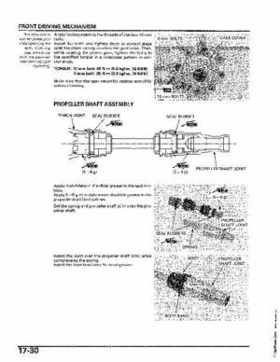 2004-2006 (2007) Honda TRX400FA Fourtrax Rancher / TRX400FGA Rancher AT GPScape Service Manual, Page 356