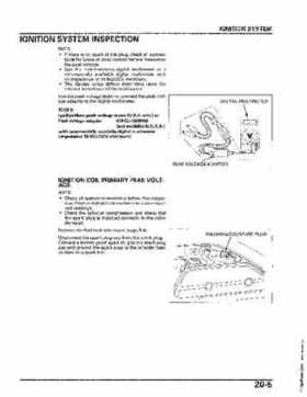 2004-2006 (2007) Honda TRX400FA Fourtrax Rancher / TRX400FGA Rancher AT GPScape Service Manual, Page 397