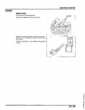 2004-2006 (2007) Honda TRX400FA Fourtrax Rancher / TRX400FGA Rancher AT GPScape Service Manual, Page 413