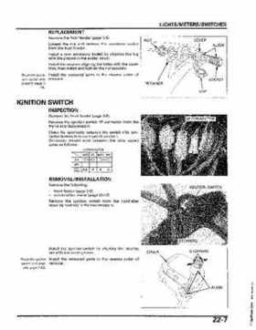 2004-2006 (2007) Honda TRX400FA Fourtrax Rancher / TRX400FGA Rancher AT GPScape Service Manual, Page 420