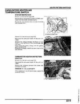 2004-2006 (2007) Honda TRX400FA Fourtrax Rancher / TRX400FGA Rancher AT GPScape Service Manual, Page 422