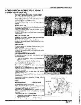 2004-2006 (2007) Honda TRX400FA Fourtrax Rancher / TRX400FGA Rancher AT GPScape Service Manual, Page 424
