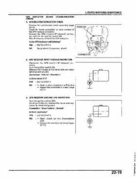 2004-2006 (2007) Honda TRX400FA Fourtrax Rancher / TRX400FGA Rancher AT GPScape Service Manual, Page 432