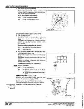 2004-2006 (2007) Honda TRX400FA Fourtrax Rancher / TRX400FGA Rancher AT GPScape Service Manual, Page 433