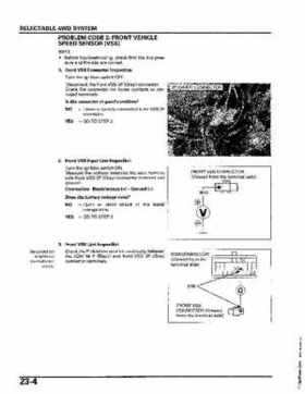 2004-2006 (2007) Honda TRX400FA Fourtrax Rancher / TRX400FGA Rancher AT GPScape Service Manual, Page 439
