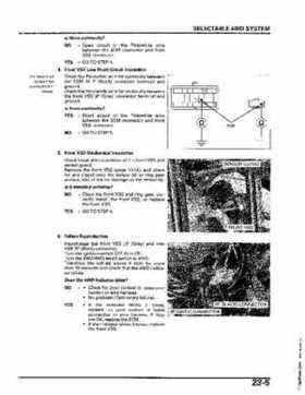 2004-2006 (2007) Honda TRX400FA Fourtrax Rancher / TRX400FGA Rancher AT GPScape Service Manual, Page 440