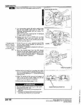 2004-2006 (2007) Honda TRX400FA Fourtrax Rancher / TRX400FGA Rancher AT GPScape Service Manual, Page 456