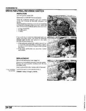 2004-2006 (2007) Honda TRX400FA Fourtrax Rancher / TRX400FGA Rancher AT GPScape Service Manual, Page 484