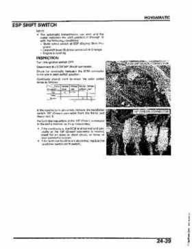 2004-2006 (2007) Honda TRX400FA Fourtrax Rancher / TRX400FGA Rancher AT GPScape Service Manual, Page 485