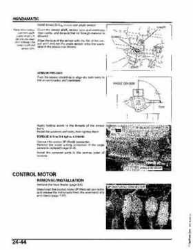2004-2006 (2007) Honda TRX400FA Fourtrax Rancher / TRX400FGA Rancher AT GPScape Service Manual, Page 490