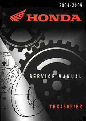 2004-2009 Honda TRX450R/TRX450ER Service Manual, Page 1