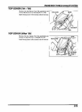 2004-2009 Honda TRX450R/TRX450ER Service Manual, Page 56