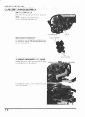 2004-2009 Honda TRX450R/TRX450ER Service Manual, Page 123