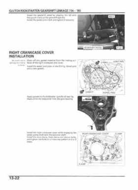 2004-2009 Honda TRX450R/TRX450ER Service Manual, Page 261