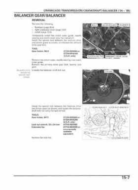2004-2009 Honda TRX450R/TRX450ER Service Manual, Page 298