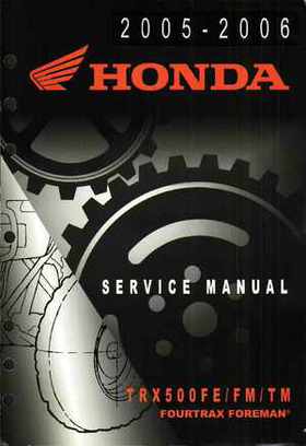 2005-2006 Honda ATV TRX500FE/FM/TM FourTrax Foreman Factory Service Manual, Page 1