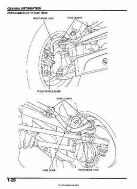 2005-2006 Honda ATV TRX500FE/FM/TM FourTrax Foreman Factory Service Manual, Page 32