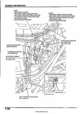 2005-2006 Honda ATV TRX500FE/FM/TM FourTrax Foreman Factory Service Manual, Page 34