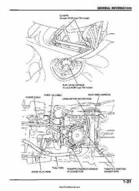 2005-2006 Honda ATV TRX500FE/FM/TM FourTrax Foreman Factory Service Manual, Page 35