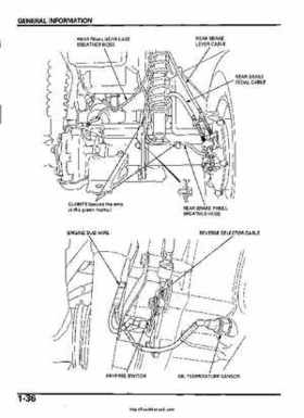 2005-2006 Honda ATV TRX500FE/FM/TM FourTrax Foreman Factory Service Manual, Page 40