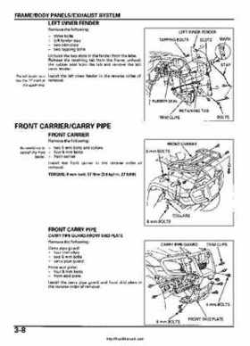 2005-2006 Honda ATV TRX500FE/FM/TM FourTrax Foreman Factory Service Manual, Page 53