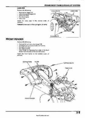 2005-2006 Honda ATV TRX500FE/FM/TM FourTrax Foreman Factory Service Manual, Page 54