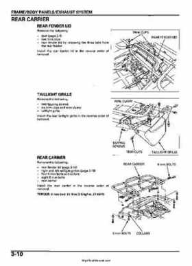 2005-2006 Honda ATV TRX500FE/FM/TM FourTrax Foreman Factory Service Manual, Page 55
