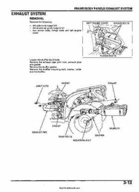 2005-2006 Honda ATV TRX500FE/FM/TM FourTrax Foreman Factory Service Manual, Page 58