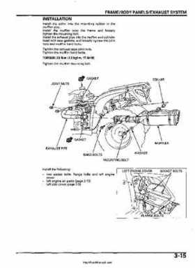 2005-2006 Honda ATV TRX500FE/FM/TM FourTrax Foreman Factory Service Manual, Page 60