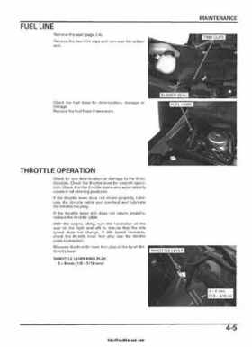 2005-2006 Honda ATV TRX500FE/FM/TM FourTrax Foreman Factory Service Manual, Page 65