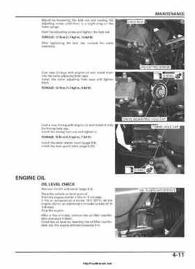 2005-2006 Honda ATV TRX500FE/FM/TM FourTrax Foreman Factory Service Manual, Page 71